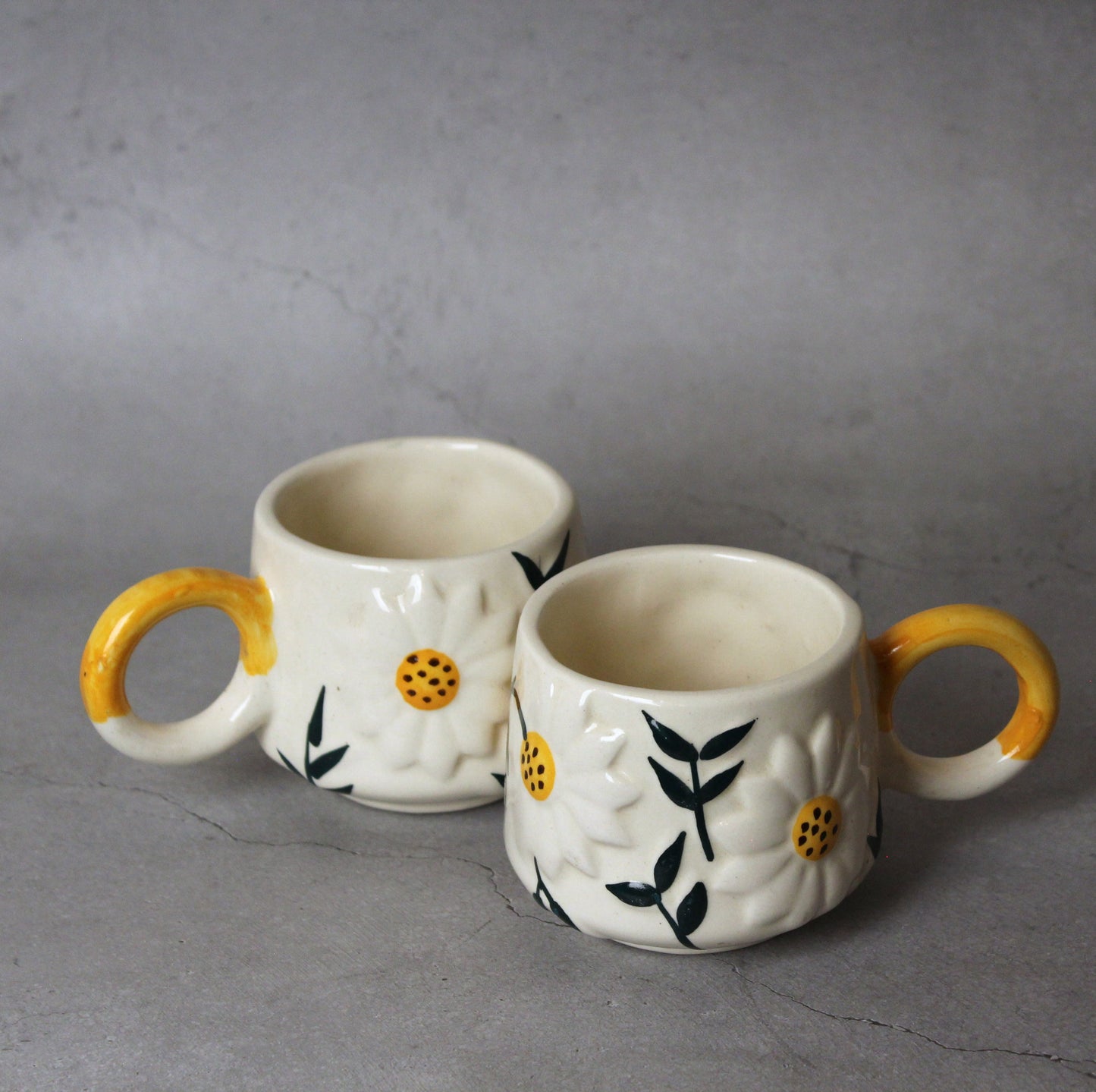 Sunflower Mug Set of 2 – Brighten Your Coffee & Tea Time