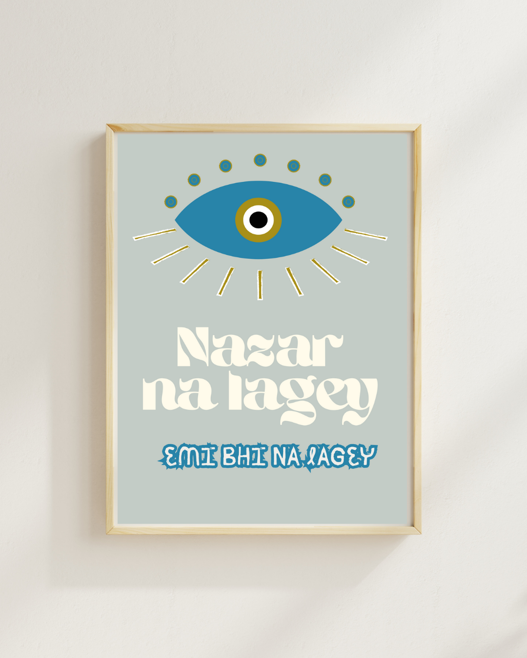 Nazar & EMI- Quirky Framed Wall Art