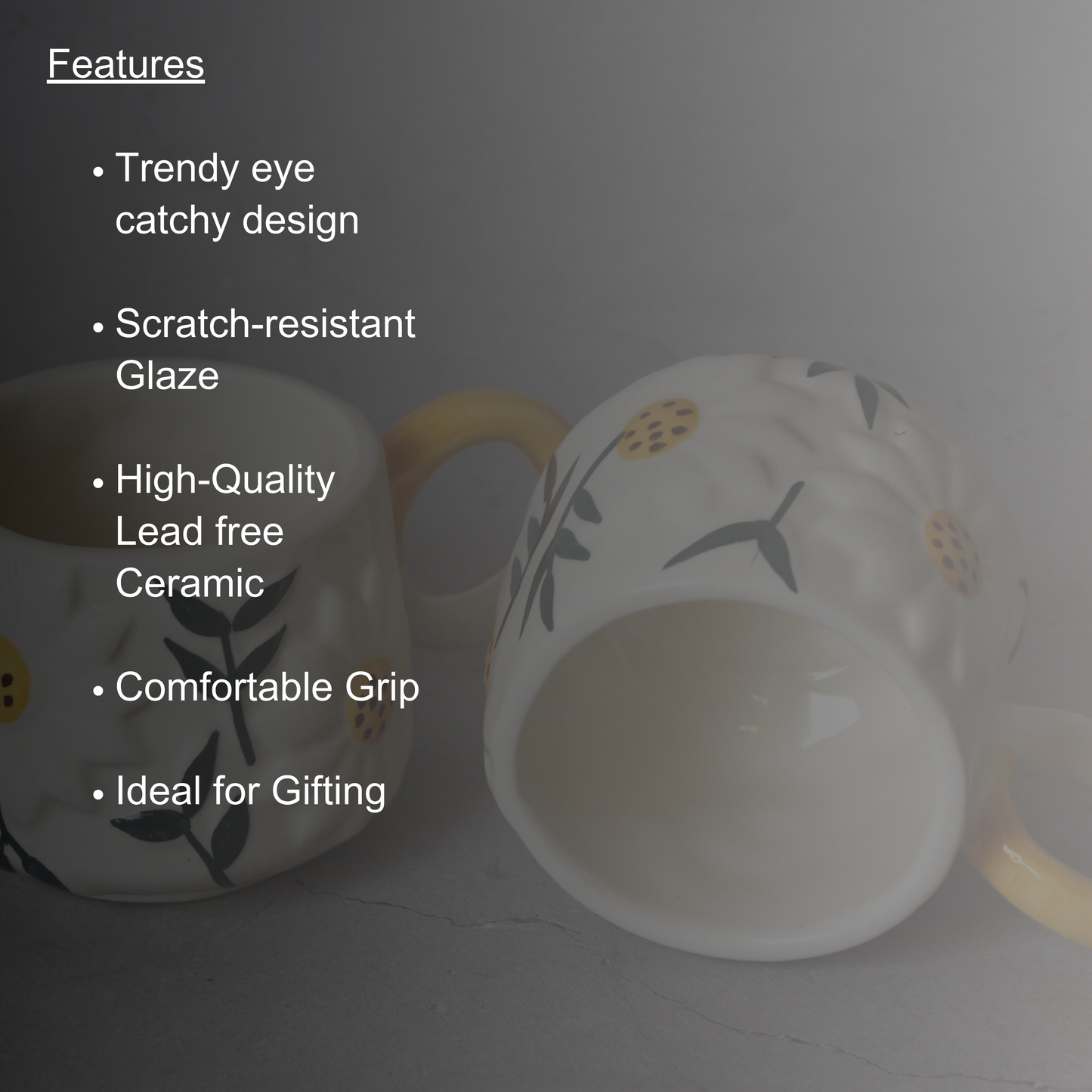 Sunflower Mug (single) – Brighten Your Coffee & Tea Time