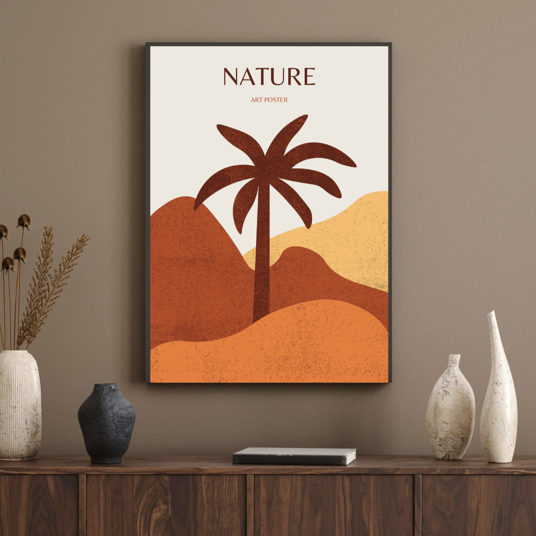 Nature Framed Wall Art- Neutral colors