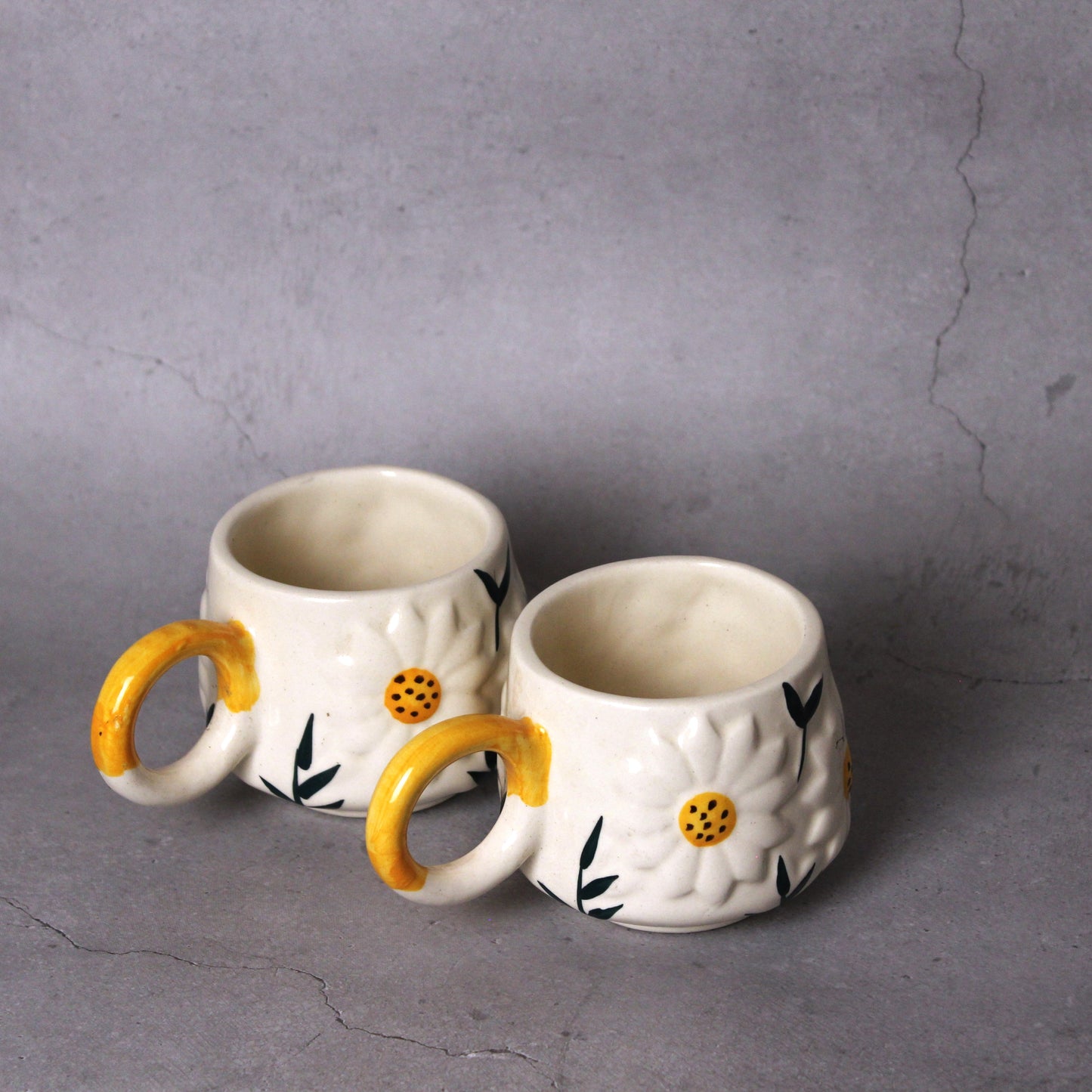 Sunflower Mug Set of 2 – Brighten Your Coffee & Tea Time