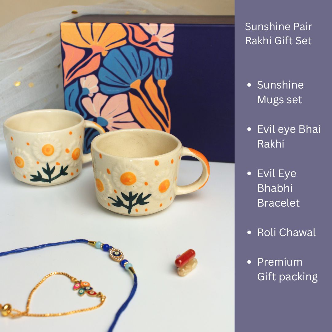 Sunshine Mugs Set of 2- Gift Set