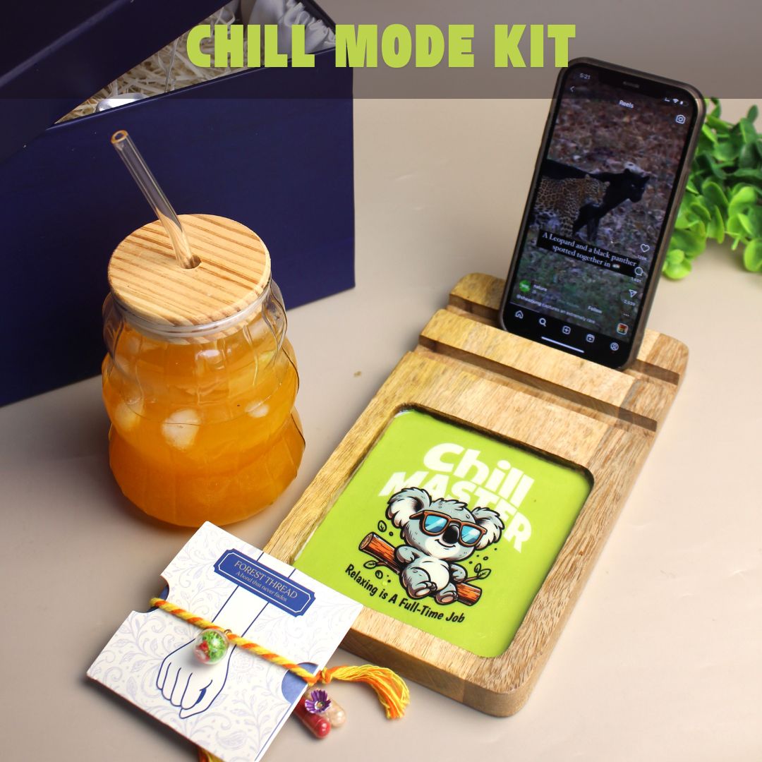 Chill Mode Gift Set- (Lay-Z Board+ Glass Sipper)