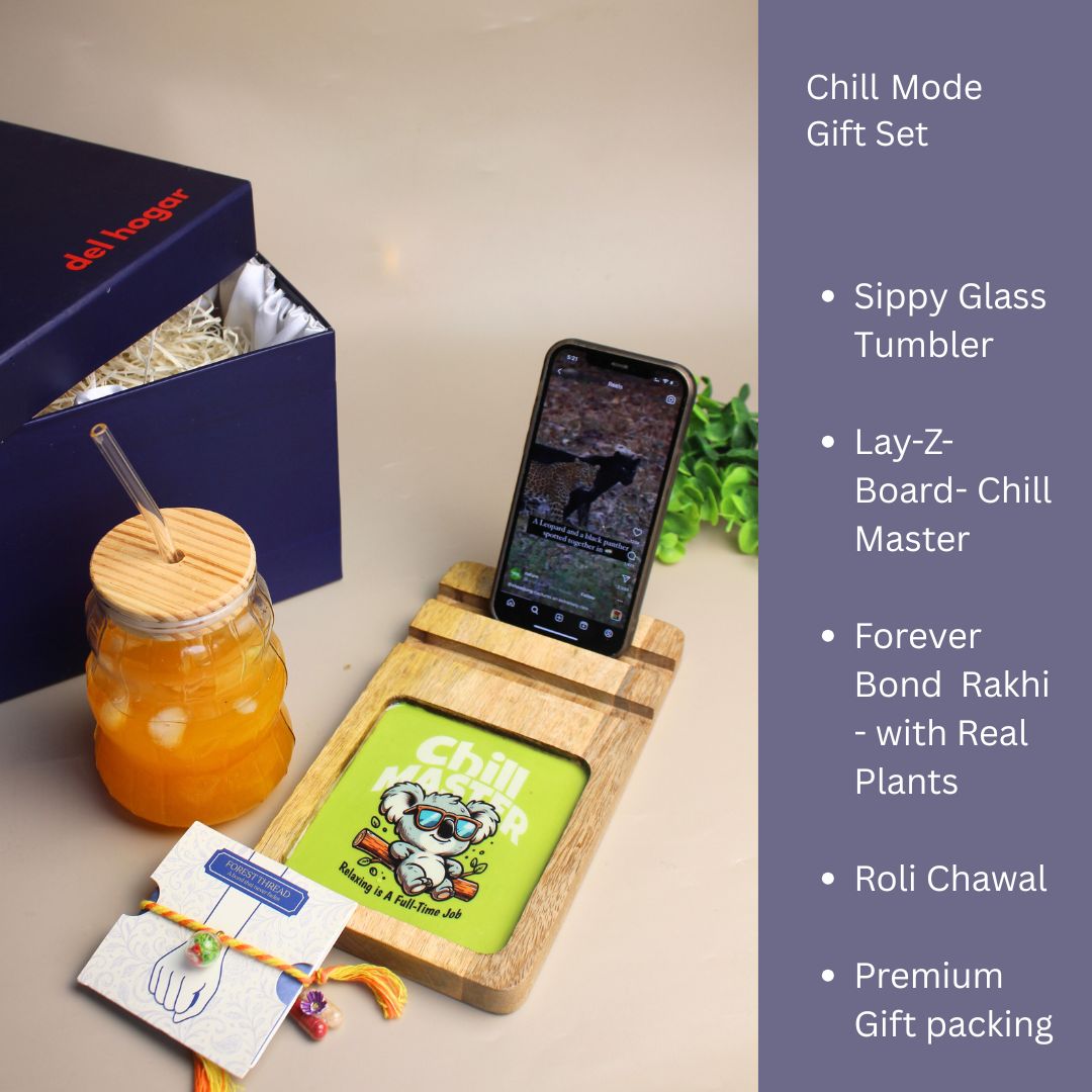 Chill Mode Gift Set- (Lay-Z Board+ Glass Sipper)