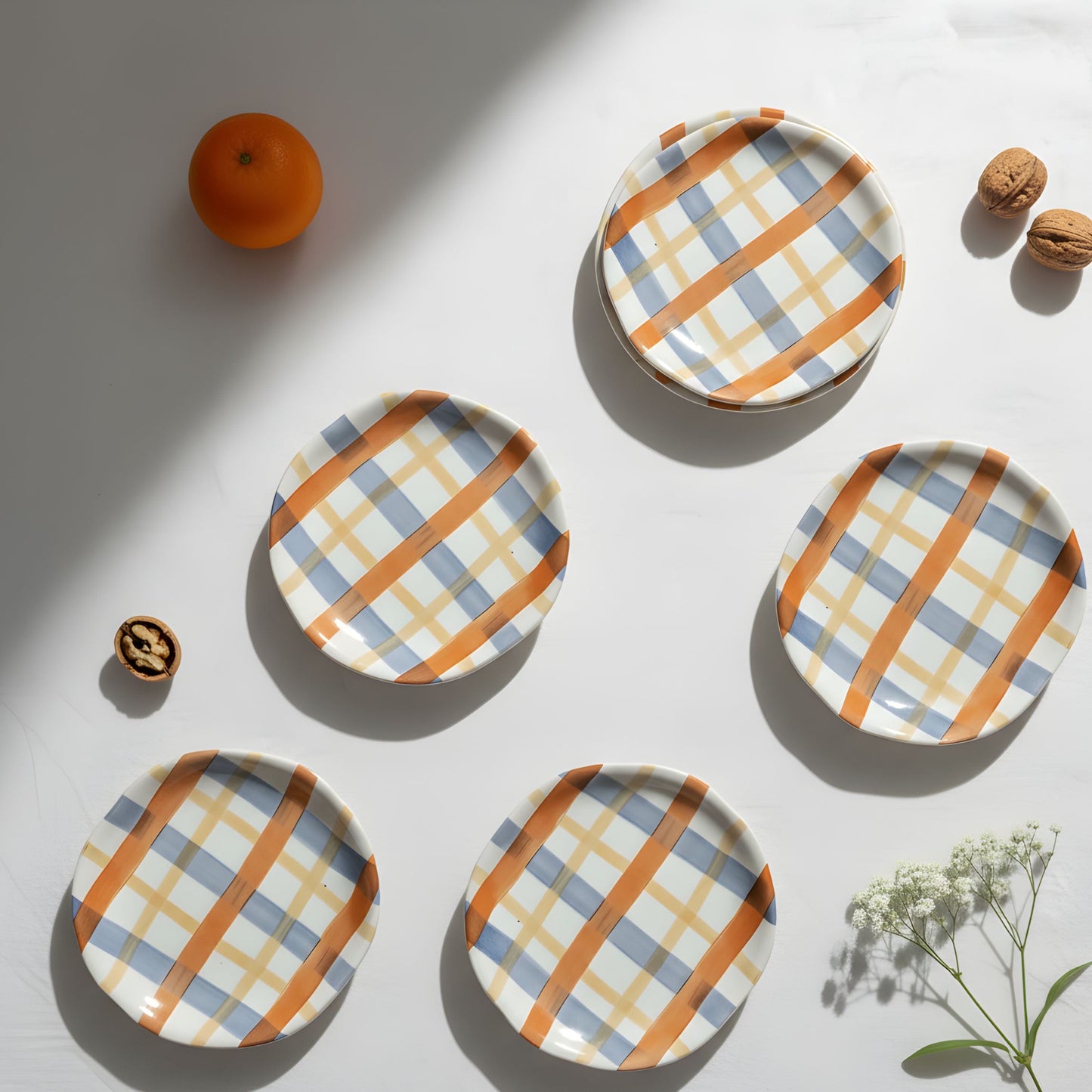 Lattice appetizer plates 6.5"