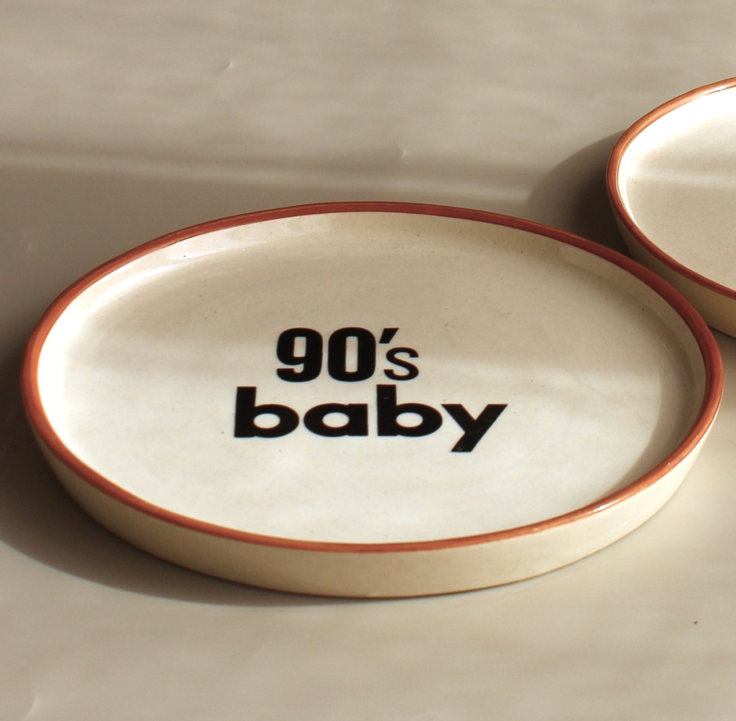 90's Baby Plates – Retro Inspired, Set of 4 Quarter Plates
