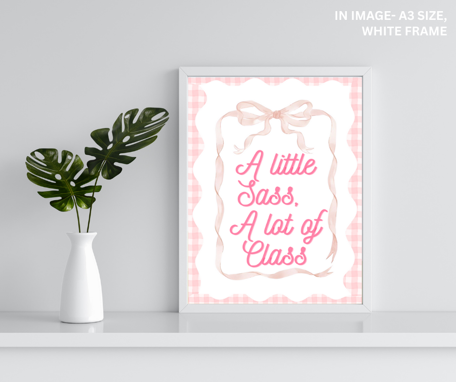 Sassy Girl - Framed wall Art