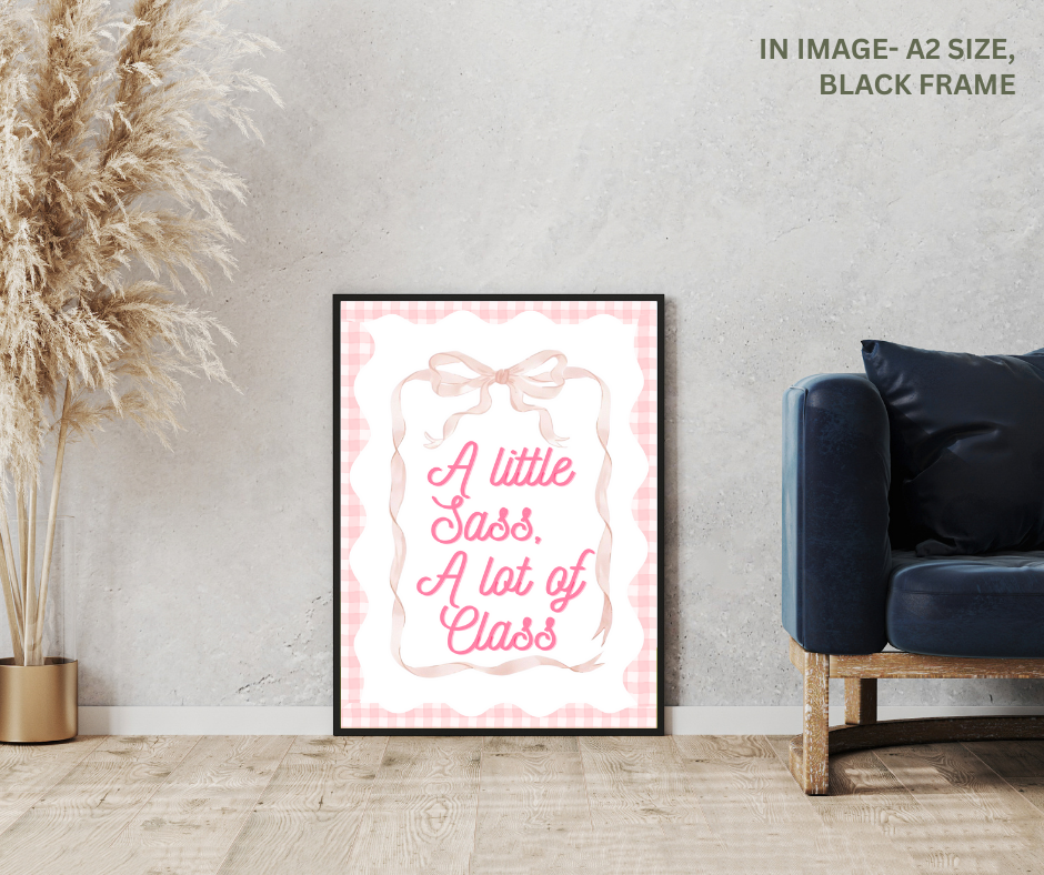 Sassy Girl - Framed wall Art