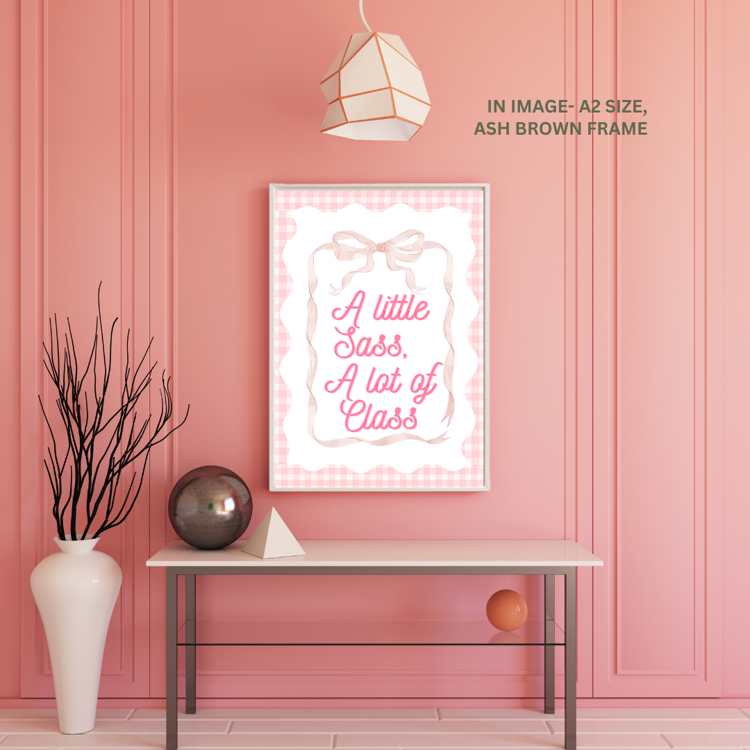 Sassy Girl - Framed wall Art
