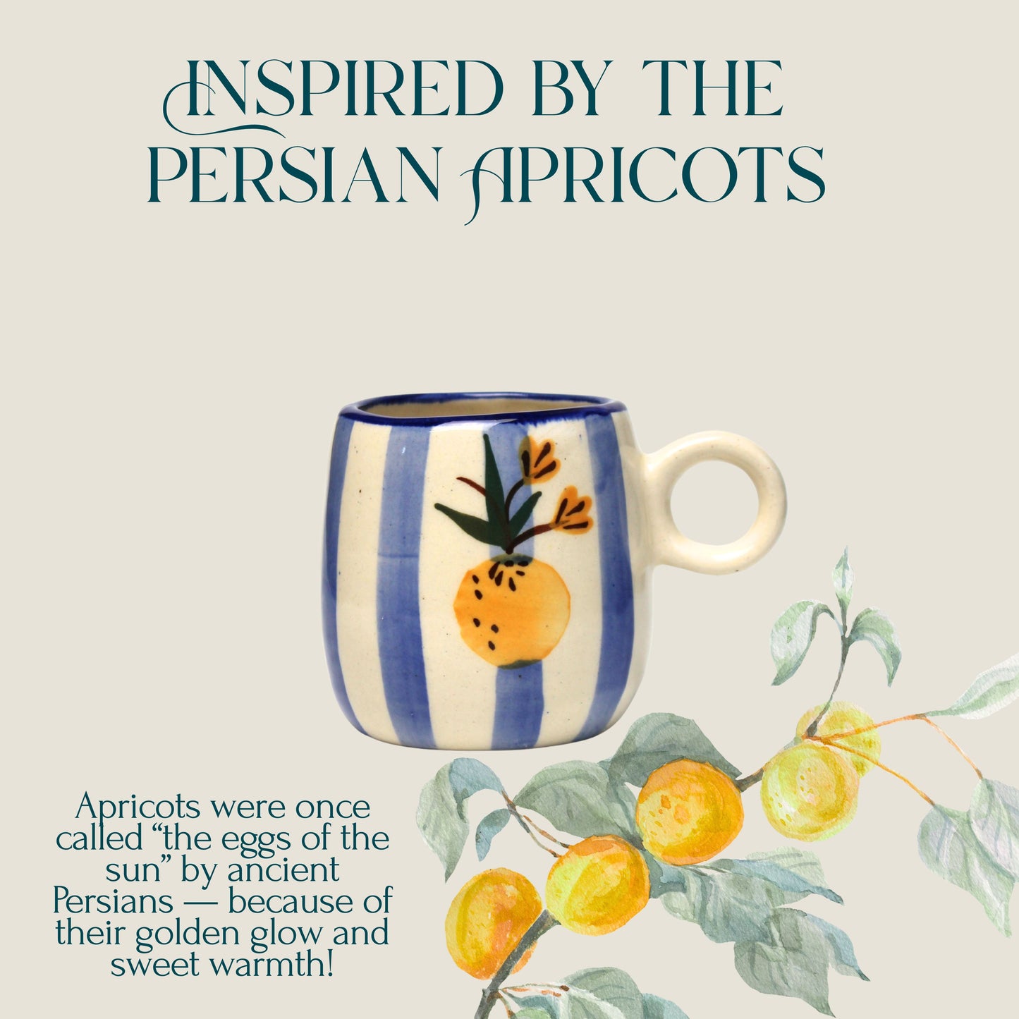 Festive Giftbox- Apricot Mug Set