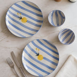 Apricot 4Pcs Ceramic Dinner Set- Set for 2