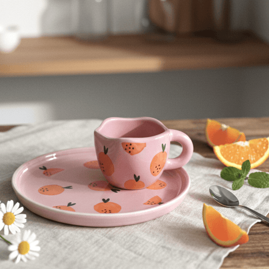 Fiesta Pink Appetizer Plates 8"