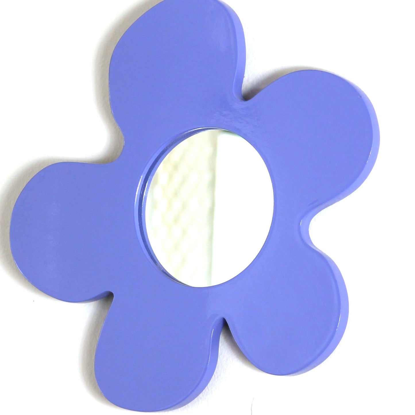 Daisy Glow Wall Mirror(Purple)- Cute Decor