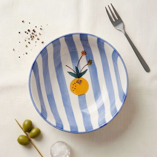 Apricot Ceramic Bowl (single) - Multipurpose Deep Bowl (500ml)