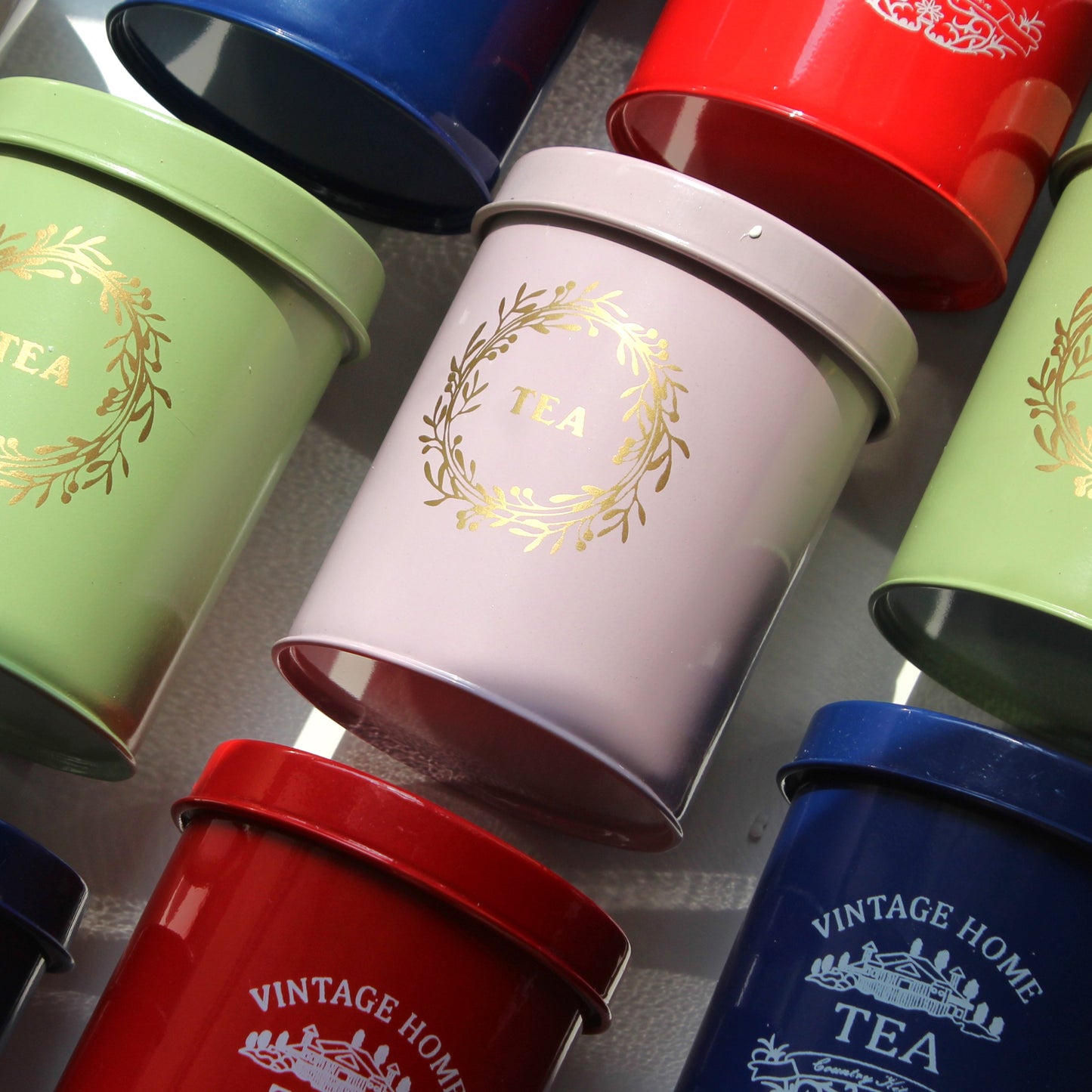 Kitchen Containers Set (2 Pcs)- Lavender, Air Tight