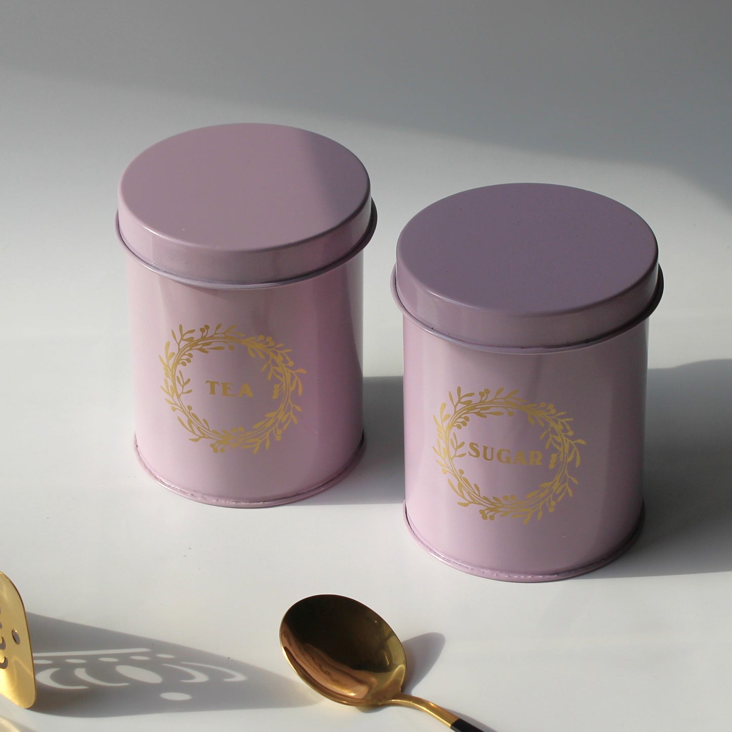 Kitchen Containers Set (2 Pcs)- Lavender, Air Tight