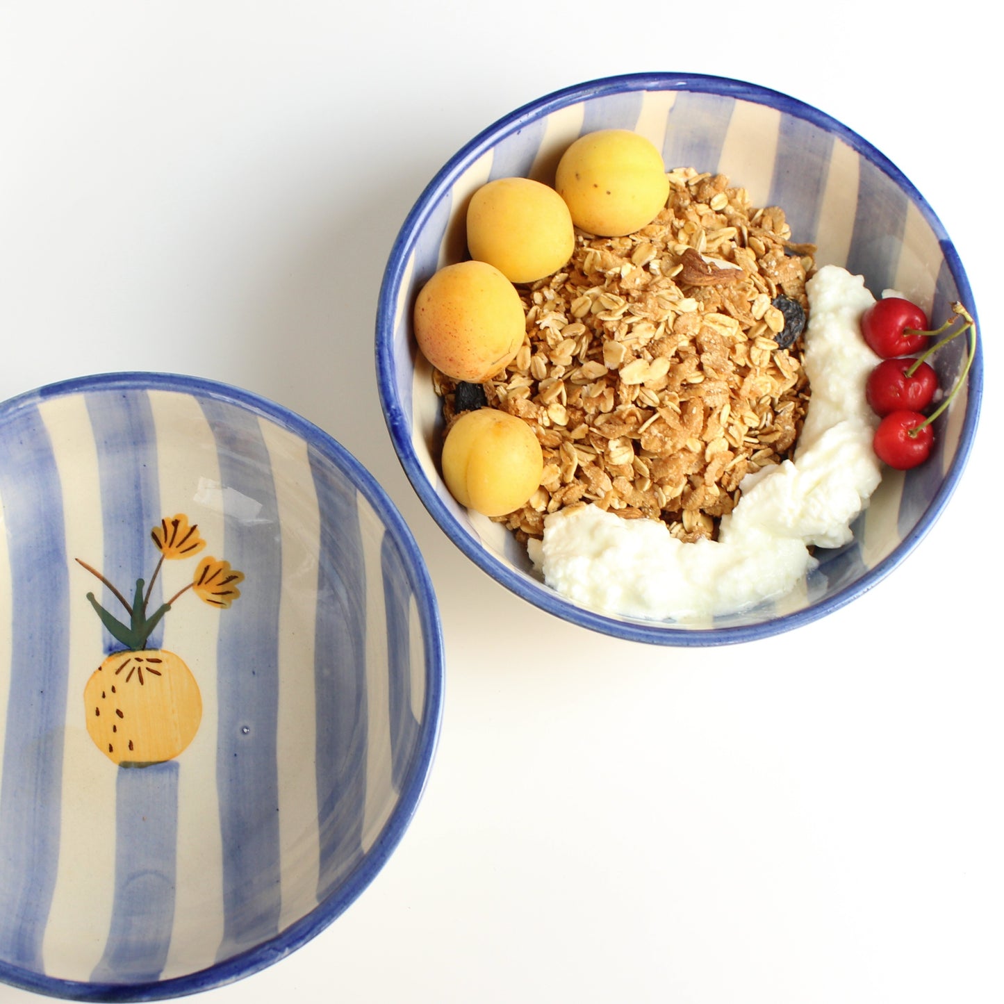 Apricot Ceramic Bowl- Multipurpose Deep Bowls