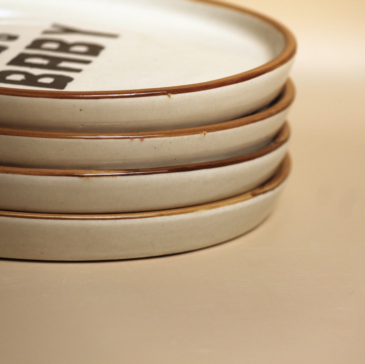 90's Baby Plates – Retro Inspired, Set of 4 Quarter Plates