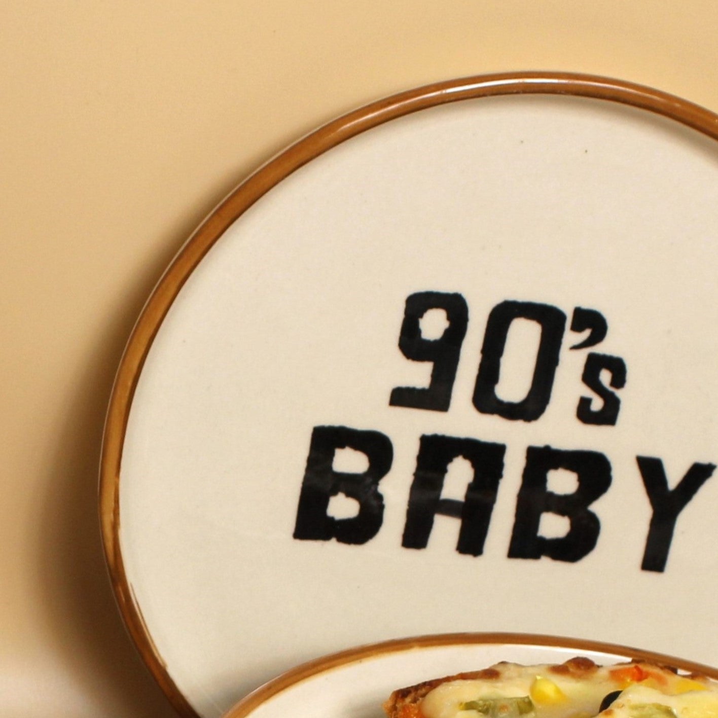 90's Baby Plate – Retro Inspired Quarter Plate