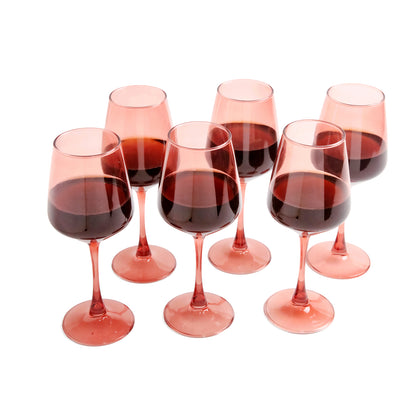 Wine Glass Set - Grapefruit (300ml) Crystal Glassware Set