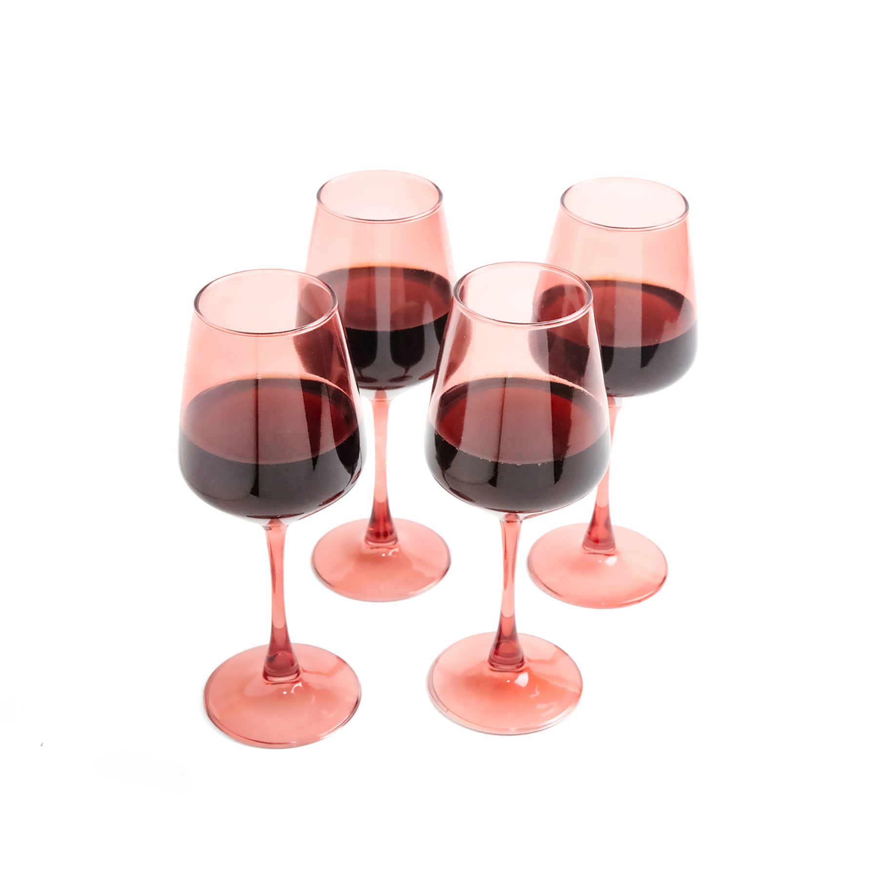Wine Glass Set - Grapefruit (300ml) Crystal Glassware Set