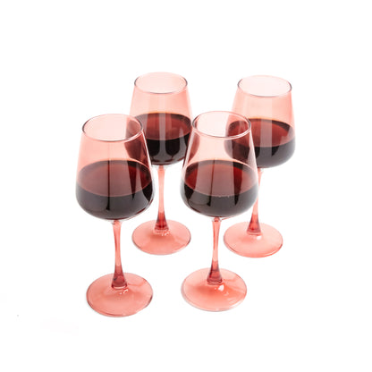 Wine Glass Set - Grapefruit (300ml) Crystal Glassware Set