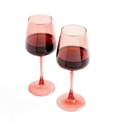 Wine Glass Set - Grapefruit (300ml) Crystal Glassware Set