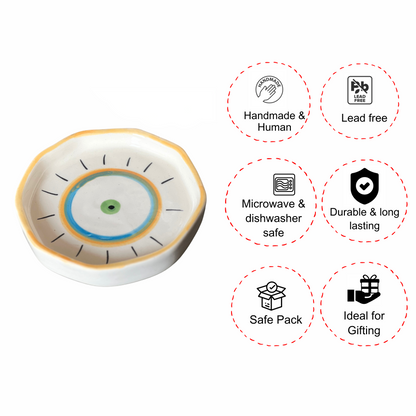 Nazar charm Dessert Plate