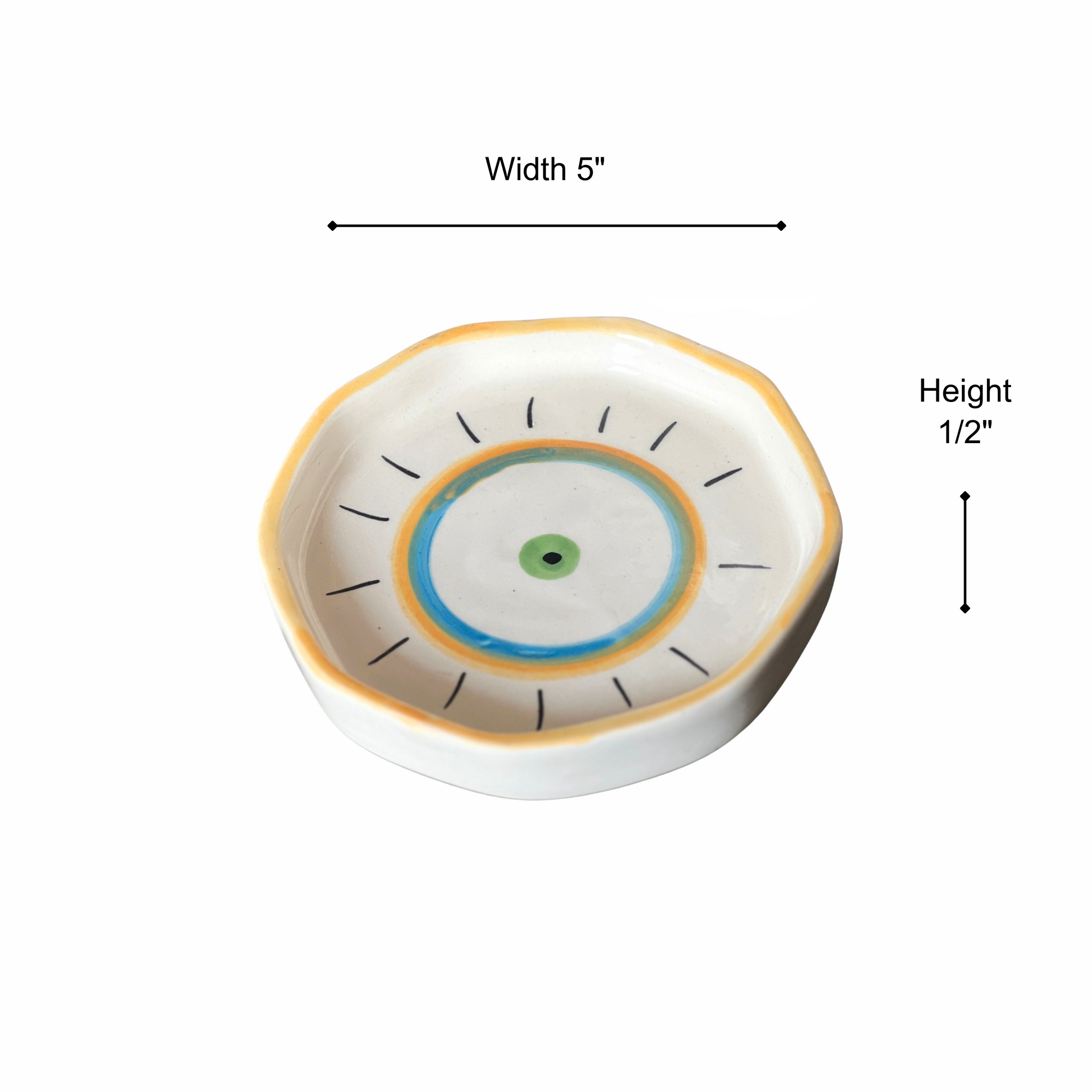 Nazar charm Dessert Plate