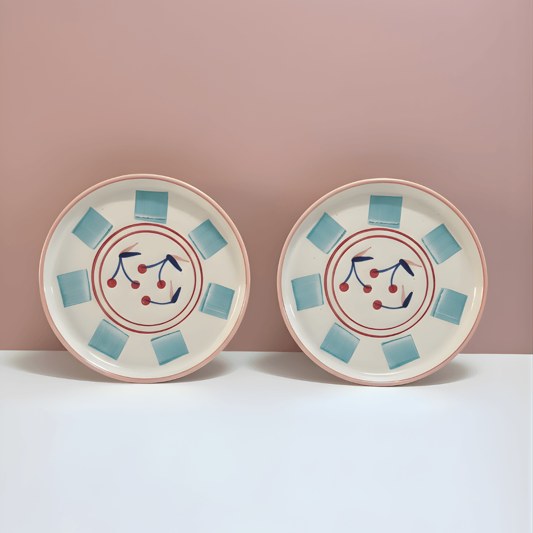 Cherry Appetizer Plates 8