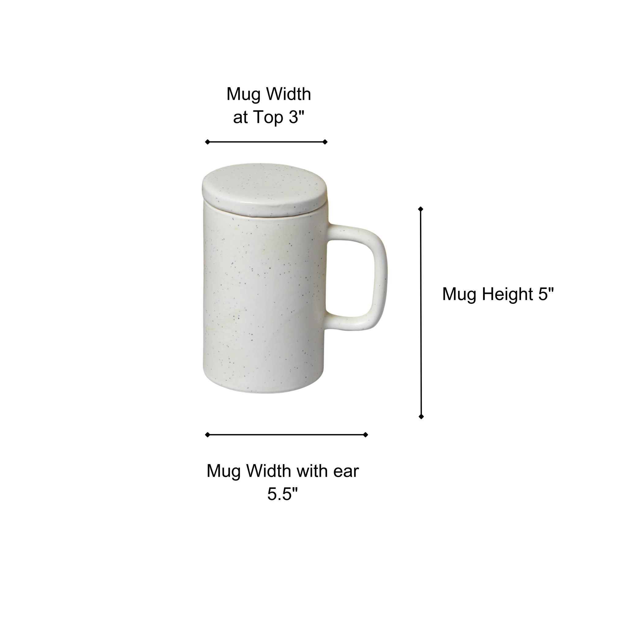 Ivory Mug with Removable Lid – Perfect for keeping it hot