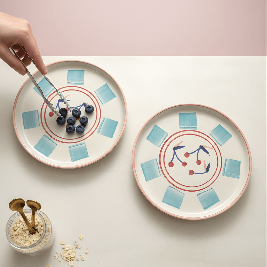 Cherry Appetizer Plates 8