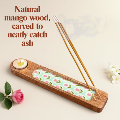 Agarbatti Stand with Unique Ash catcher- Tulip