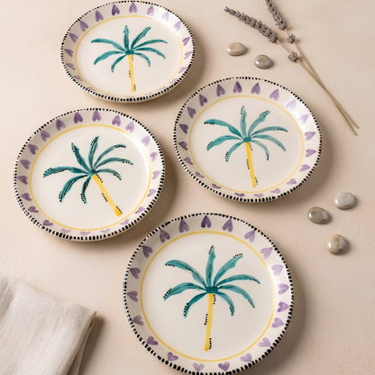 Island's Heart 7" Tapas/ Snack plates set