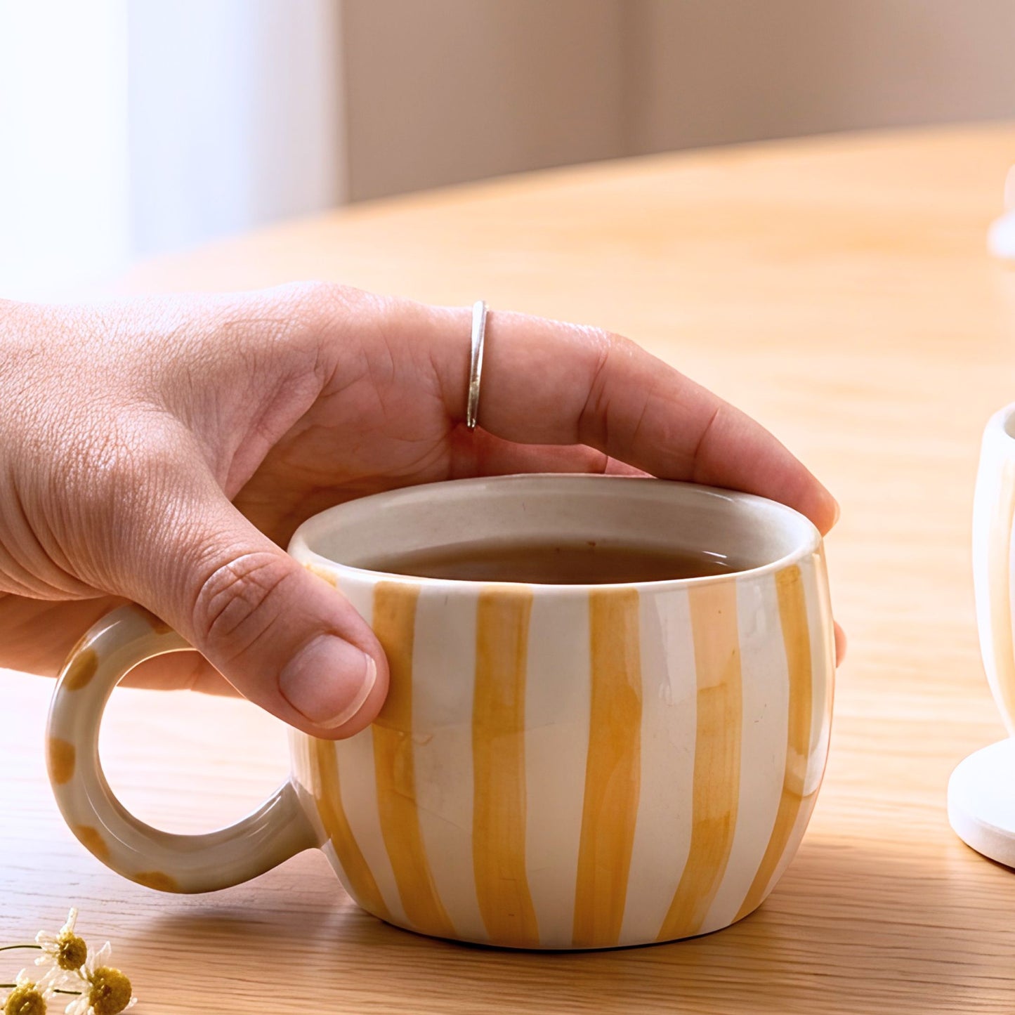 Stripeplay Yellow Mug -300ml
