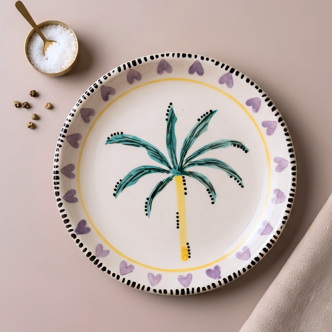 Island's Heart 7" Tapas/ Snack plates set