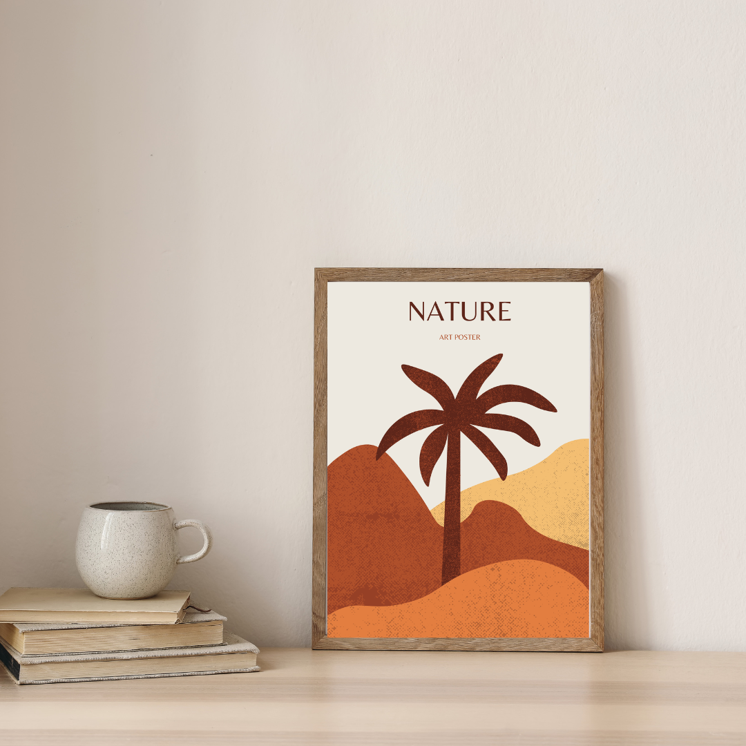 Nature Framed Wall Art- Neutral colors