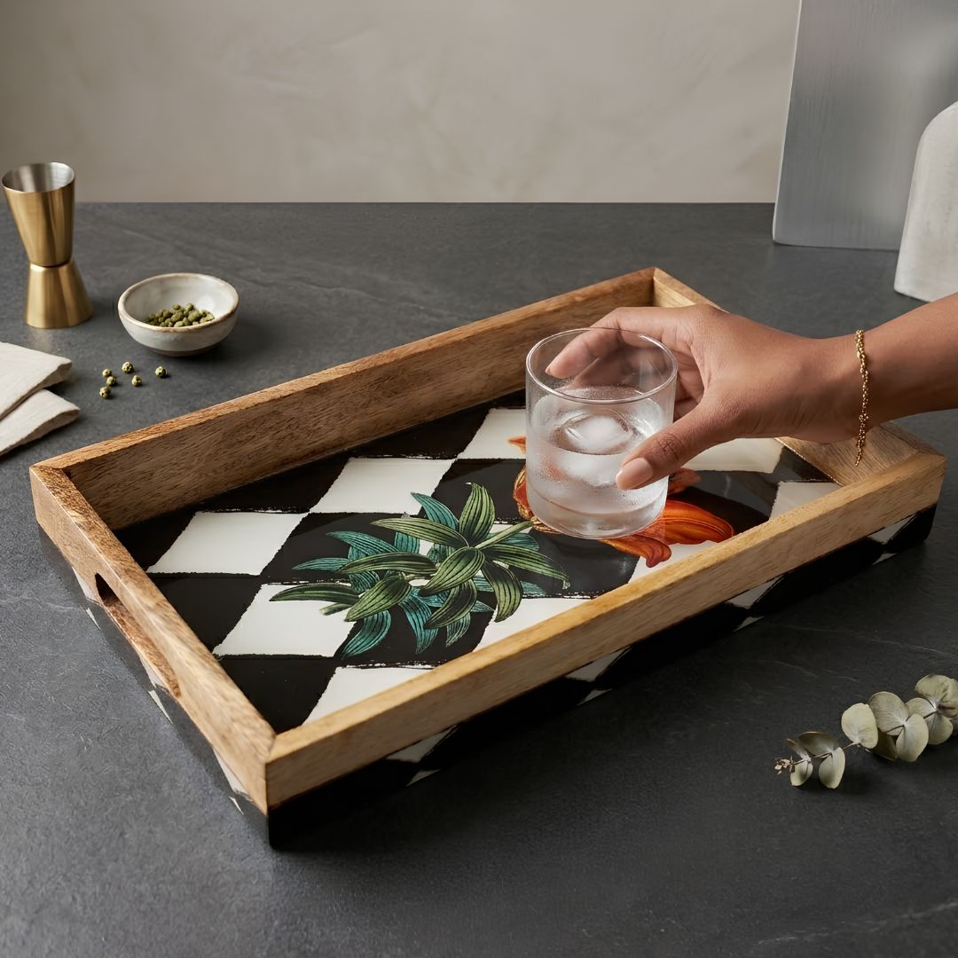 Tiger Lilly Serving Tray- 14