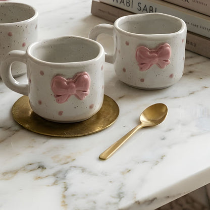 Little Bow Mug- white, 240ml