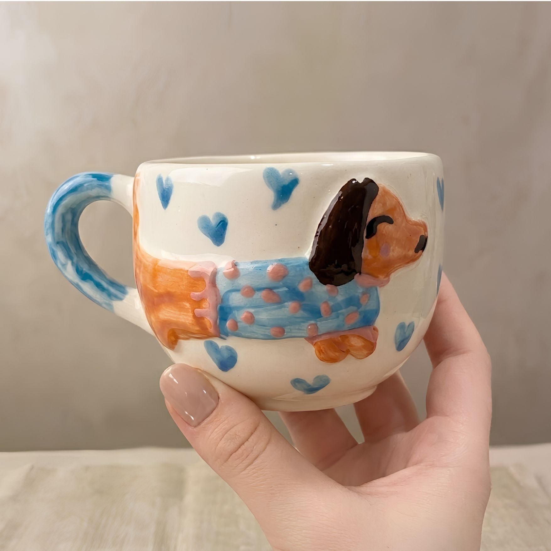 Paws & hearts mug - 300ml