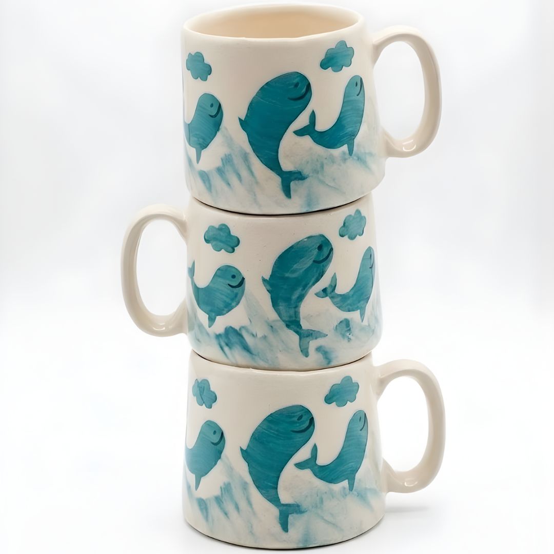 Sea babies Mug- Ivory, 240ml