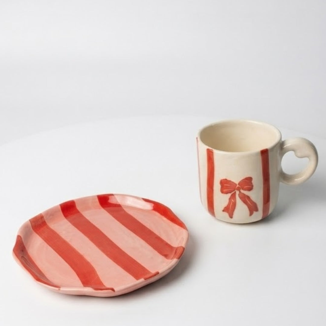 Red Ribbon Sip Snack Set- 6