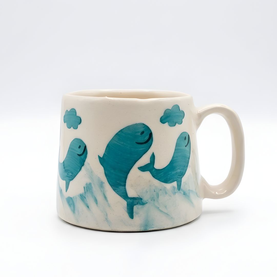 Sea babies Mug- Ivory, 240ml