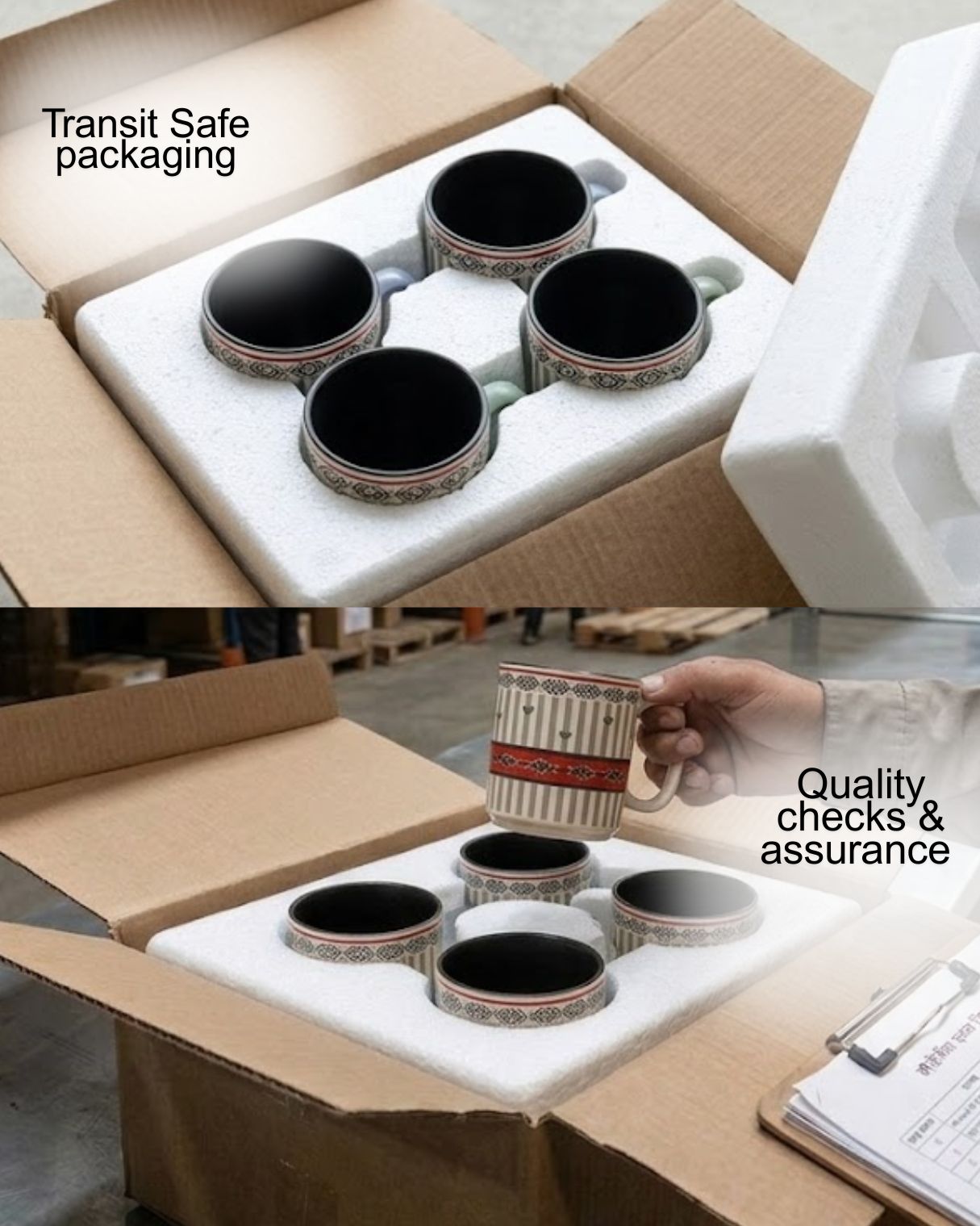 Shillong chapter -Tea cups/ Espresso cups (Set of 4)