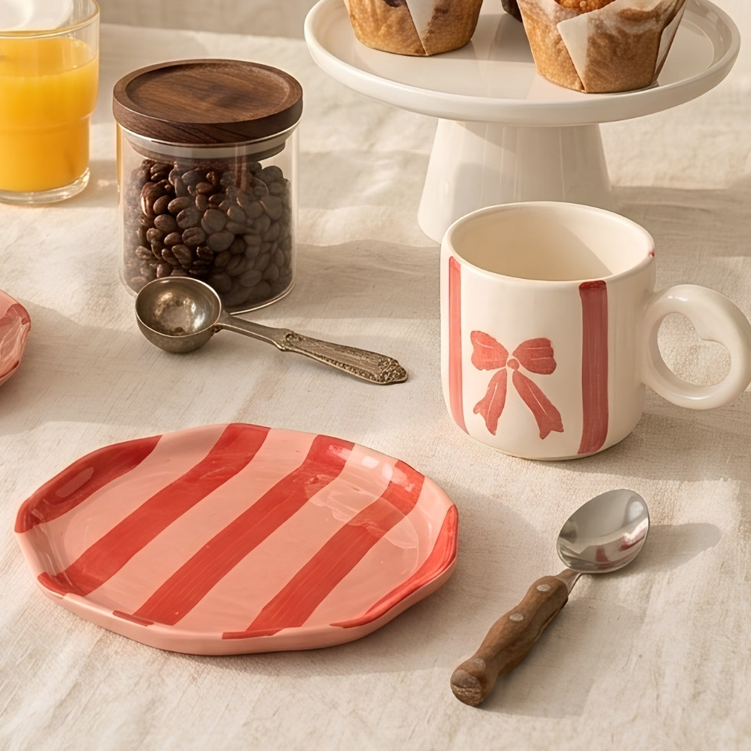 Red Ribbon Sip Snack Set- 6