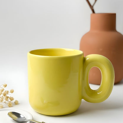 Bright Lemon Ceramic Mug-300ml