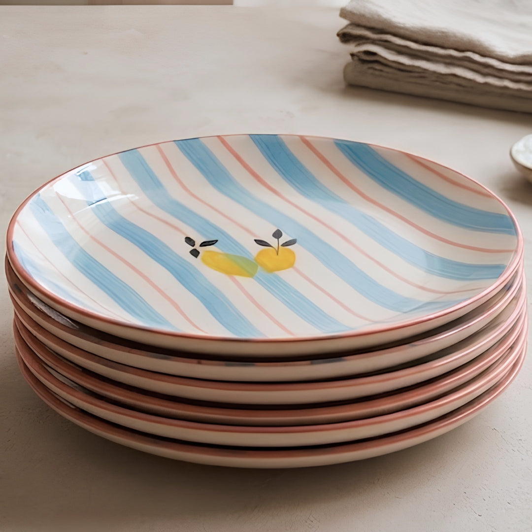 Breeze & Lemons 12Pcs Ceramic Dinner Set