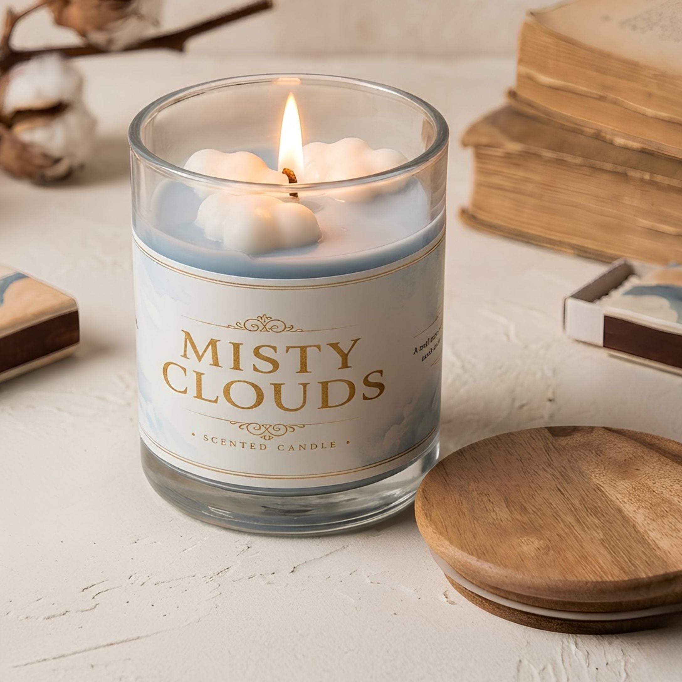 Misty Clouds – Oud Scented Candle