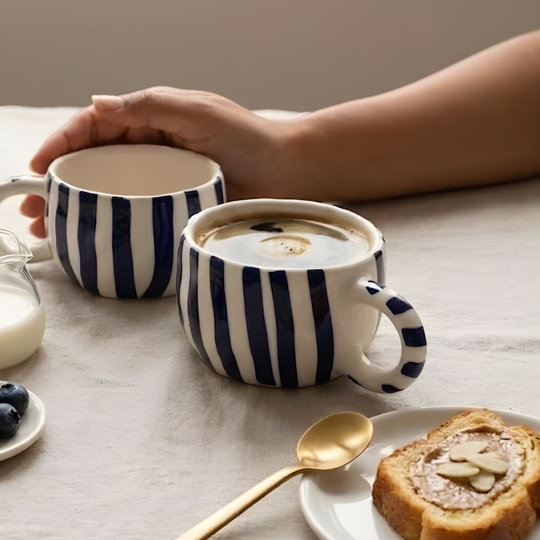 Stripeplay Black Mug- 300ml
