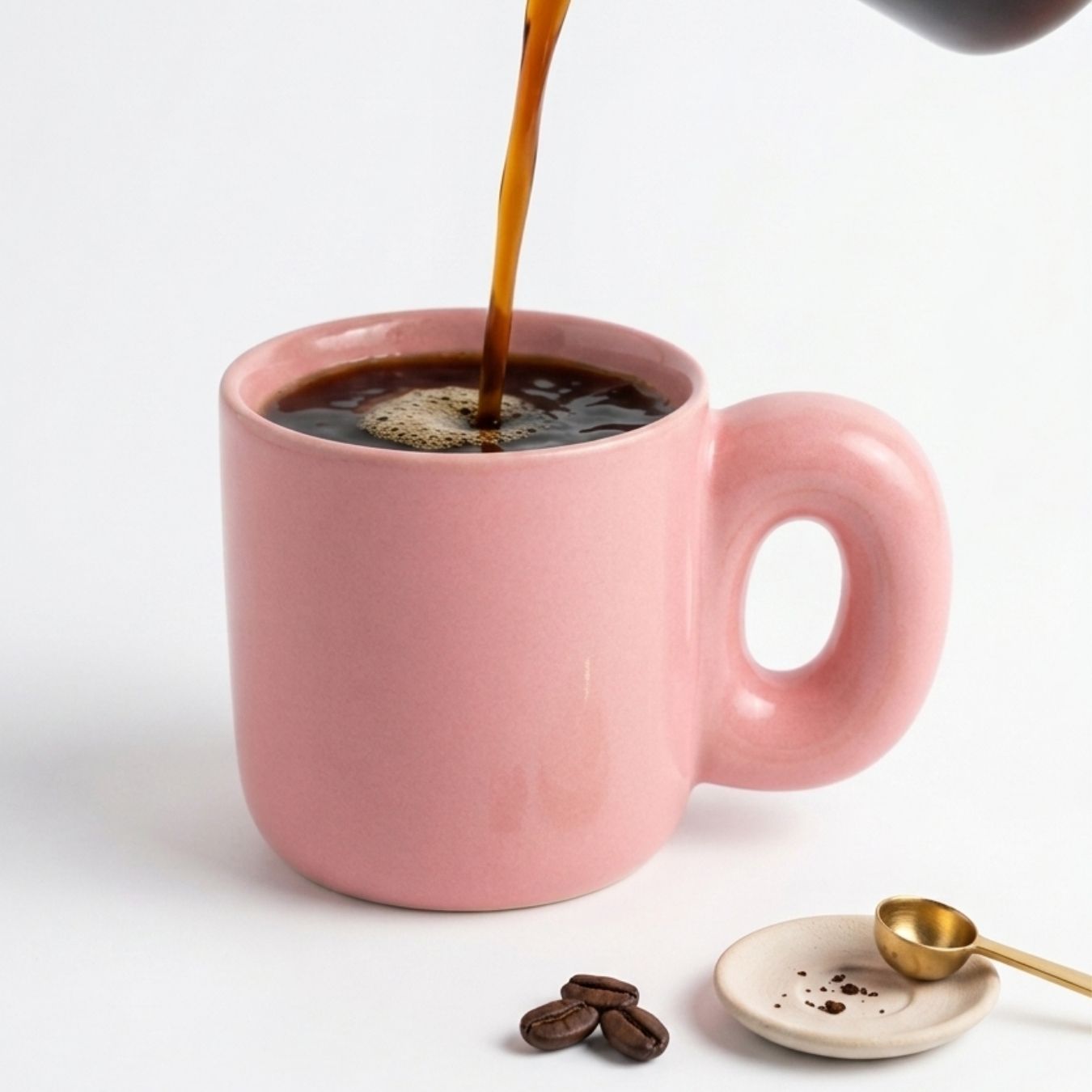 Rose Pink Ceramic Mug-300ml